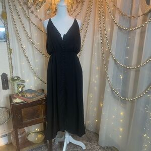 Urban Outfitters Black Sleeveless Maxi Sundress